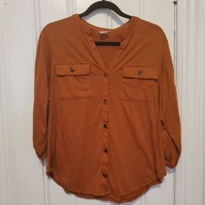 No Boundaries Button Up Blouse